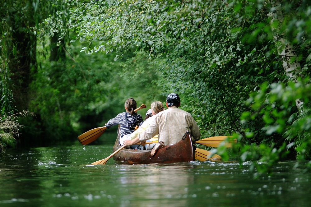 Kanufahren im Spreewald