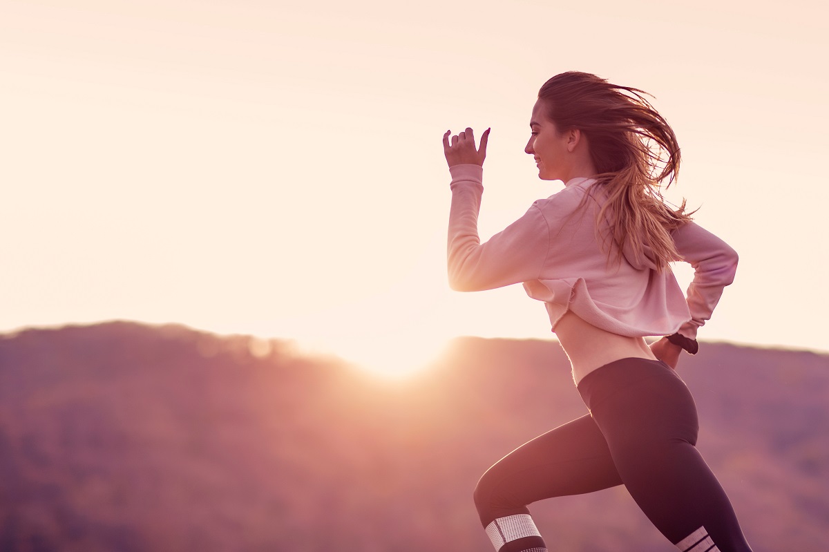 Frau beim Joggen