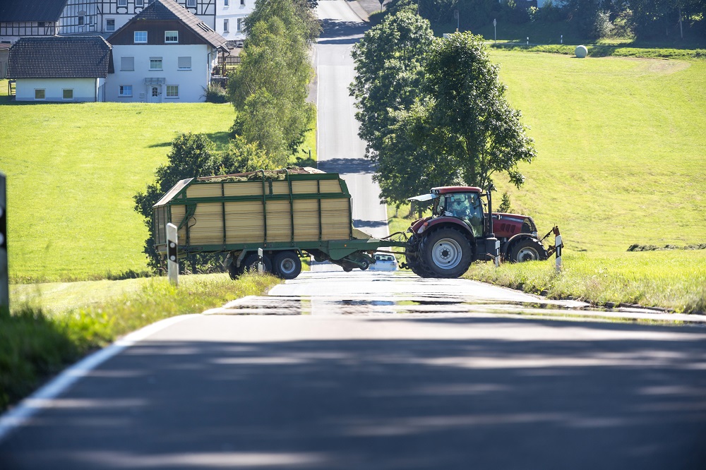 Traktor mit Anhänger