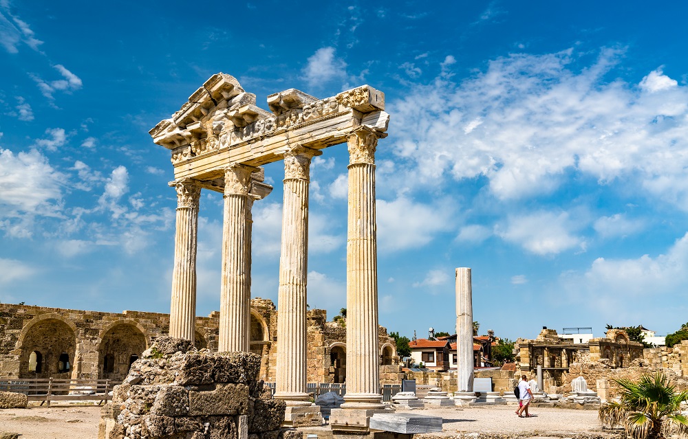 Türkei Side Tempel des Apollo