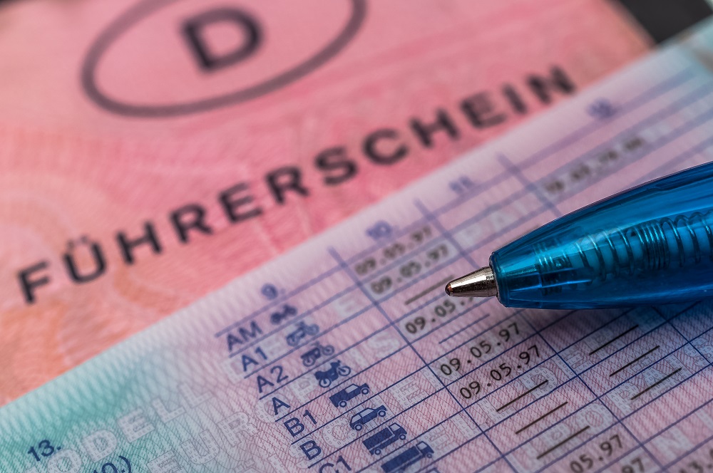 Rückseite neuer EU Führerschein