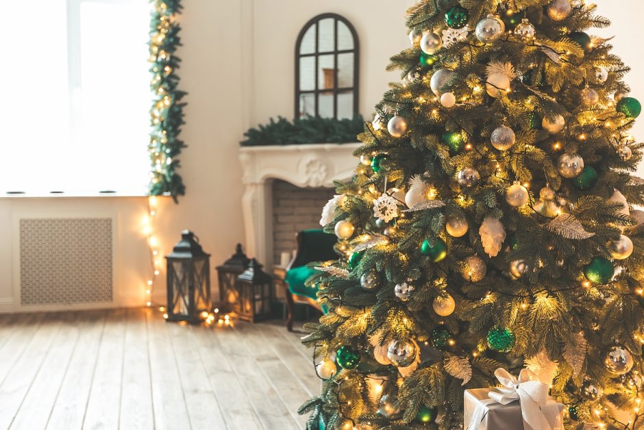 Geschmückter Weihnachtsbaum